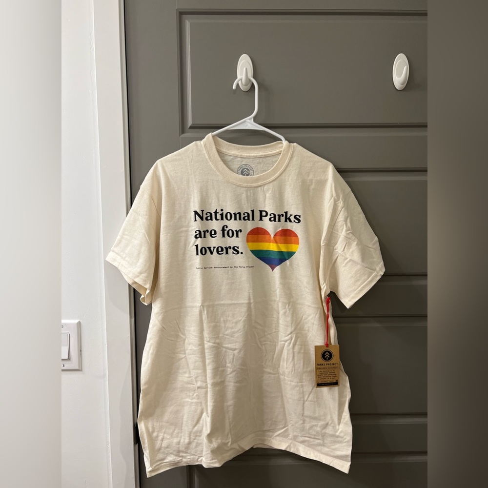 Parks Project Rainbow 💜National Parks are for Lovers Short Sleeve T—unisex Large